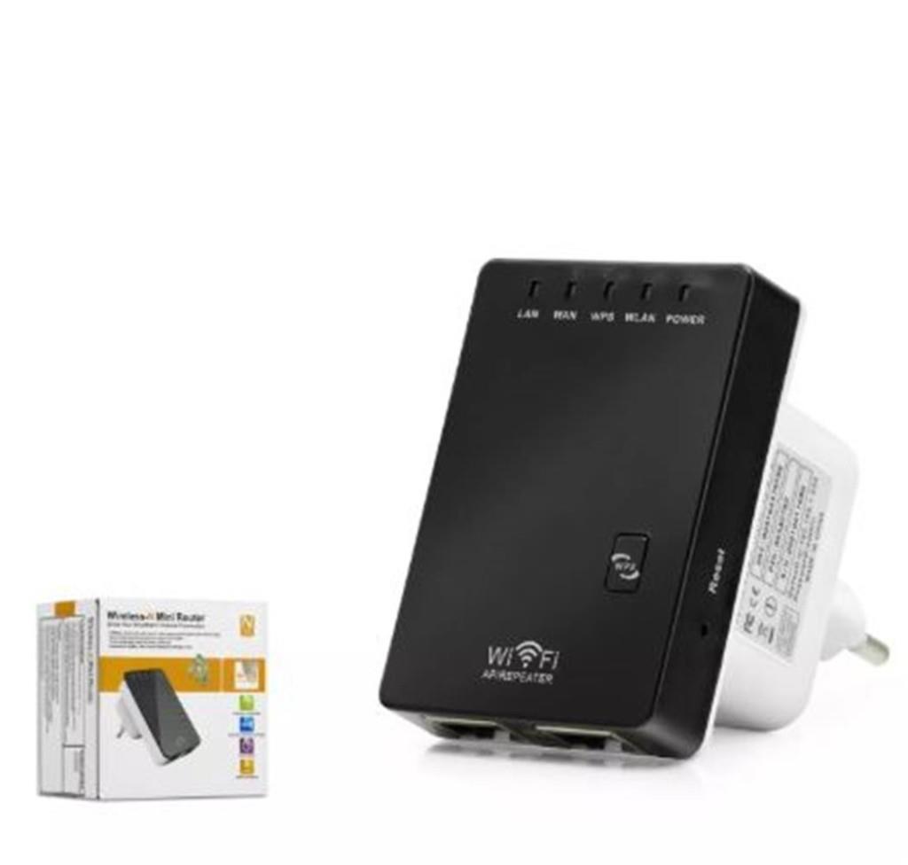 HADRONHadron Hd9101 Wifi Repeater+ Router+Ap 300Mbps Siyah8680469015641