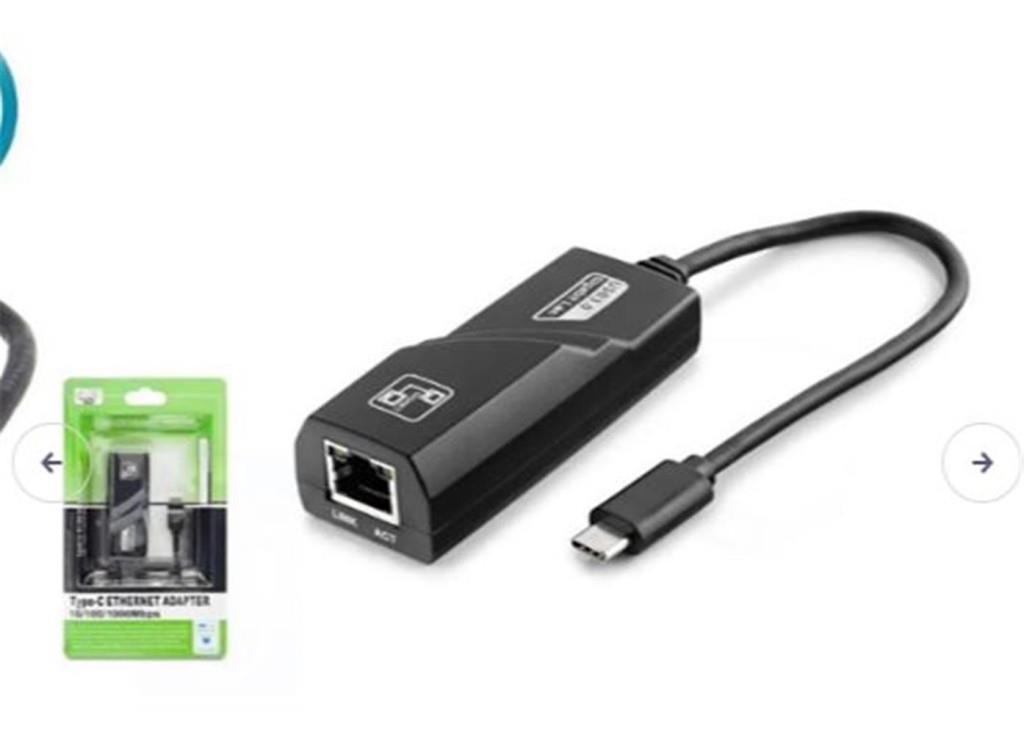 HADRONHadron HDX-5273 Type-C 3.0 Ethernet Çevirici Adaptör 10-100-1000 MBPS8680469036707