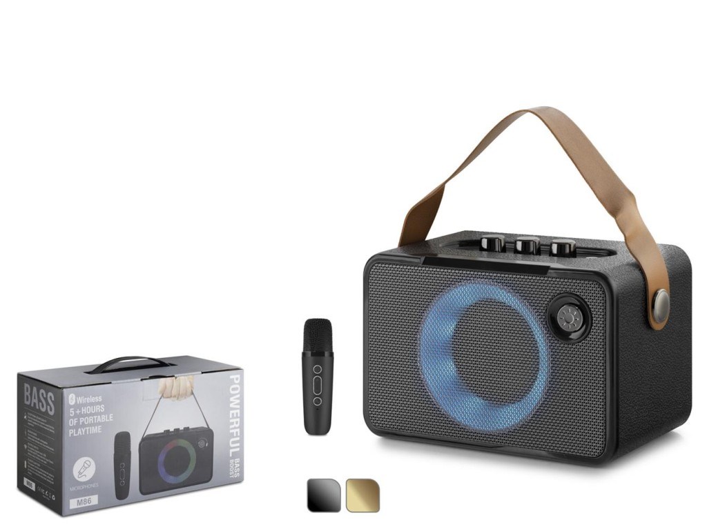 HADRONHadron M86 Bluetooth Karaoke Mikrofonlu Speaker8680469039739