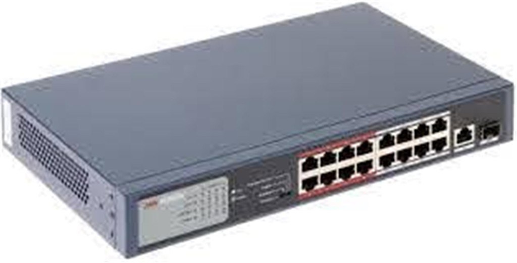 HIKVISIONHikvision DS-3E1318P-EI 16 Port 10-100-1000 Mbps Gigabit Switch6941264052890