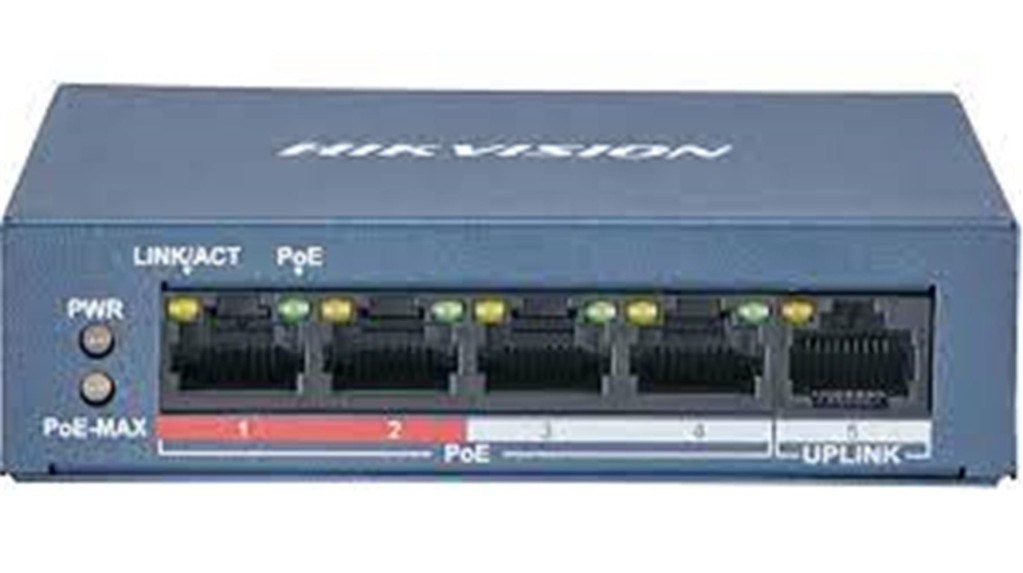 HİLOOKHilook NS-0105P-35B 5 Port Megabit 4 Port PoE 35W +1 Port Megabit UplinkSwitch6941264028277