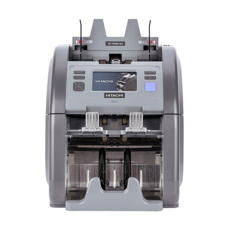 HitachiHitachi IH-110 Fitnes'lı Çift Cıslı Karışık Banknot Sayma Makinesi 20 Ülke  ParasıIH-110F