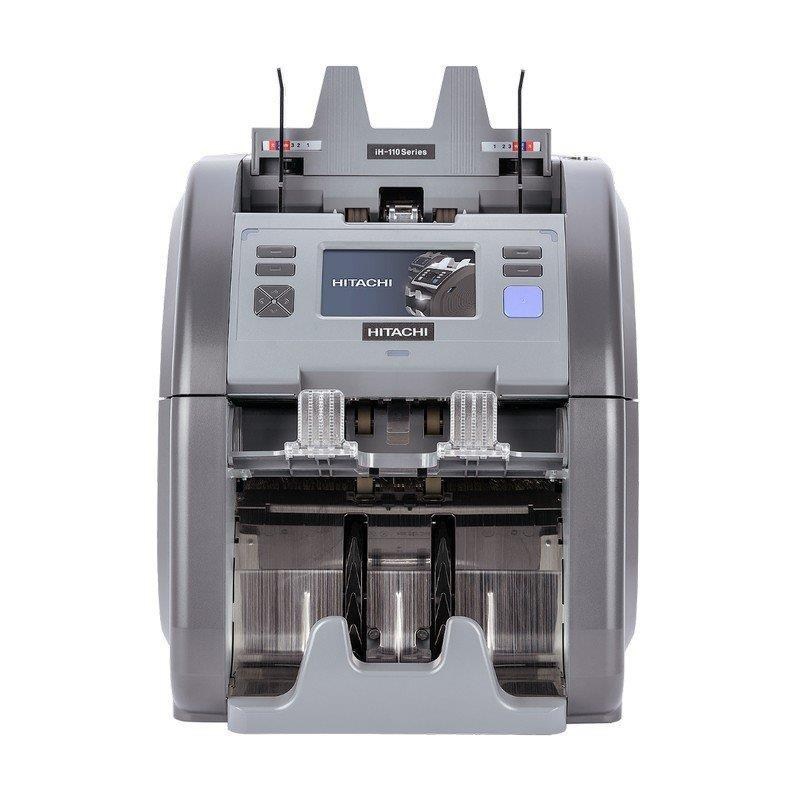HitachiHitachi IH-110 Fitnes'lı Çift Cıslı Karışık Banknot Sayma Makinesi 20 Ülke  ParasıIH-110F