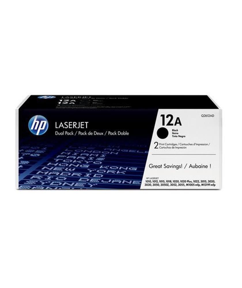 HPHP 12AD Black Siyah 2.000 Sayfa Çiftli Toner Q2612AD883585537525