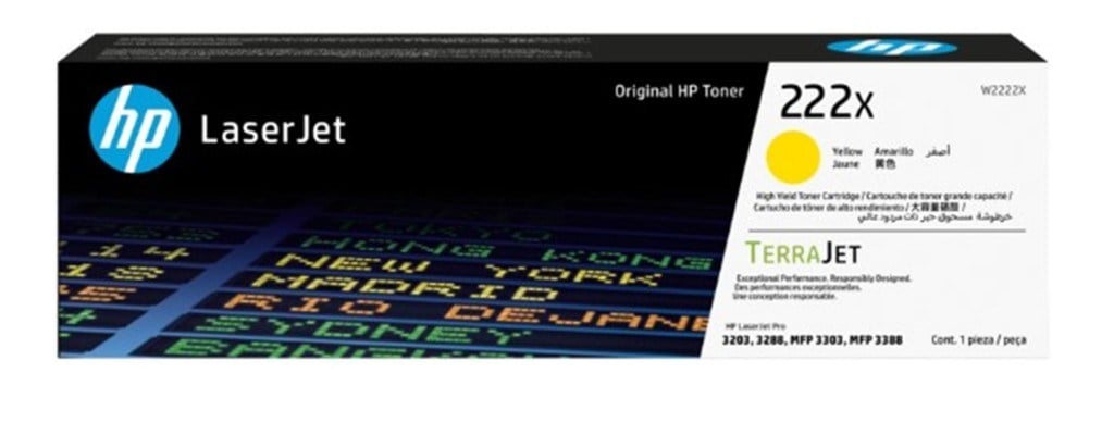 HPHp 222X Yellow Sarı 2.500 Sayfa Toner W2222X195161016394