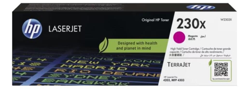 HPHP 230X Magenta Kırmızı 5.500 Sayfa Toner W2303X193808760402