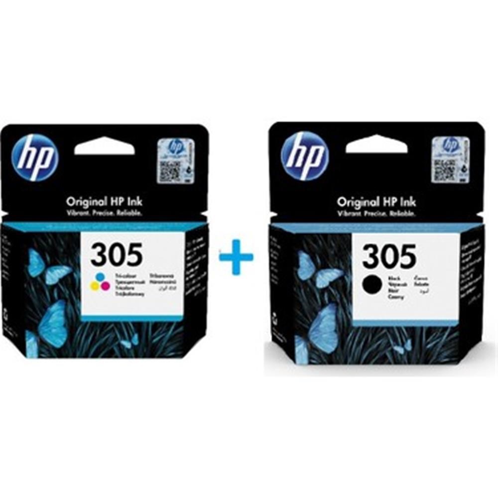 HPHP 3YM60AE + 3YM61AE 305 Siyah + Renkli Kartuş Seti305SET