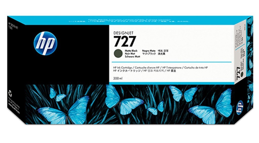 HPHP 727 Matte Black Mat Siyah 300ML Plotter Kartuşu C1Q12A887758278048
