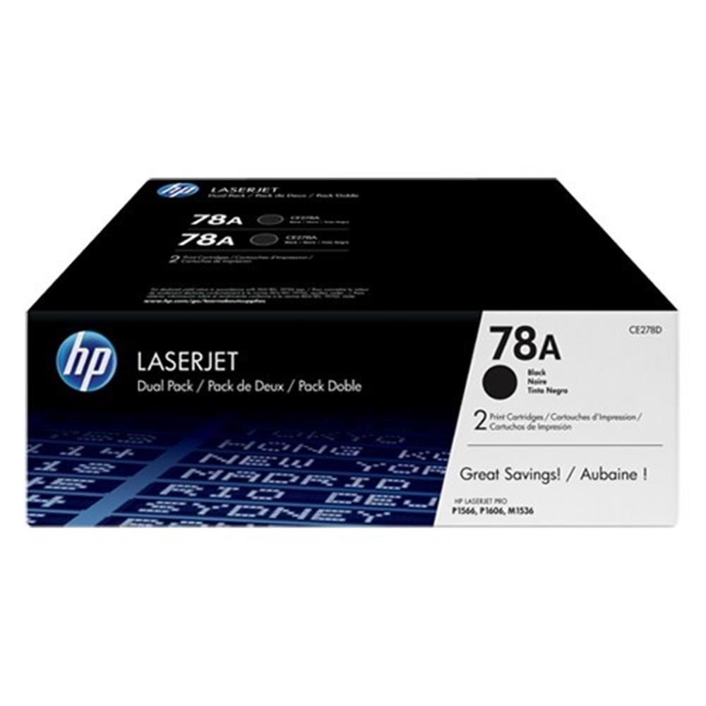 HPHP 78AF Black Siyah Çiftli 2.100 Sayfa Toner CE278AF886112534202