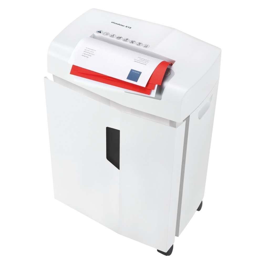HSMHsm Shredstar X15 Evrak Imha Makinesi / Kağıt Kırpma Makinesi - CD Imha Makinesi - Çapraz/konfeti Kesim 4X37MM - 26LTME-Shredstar X15