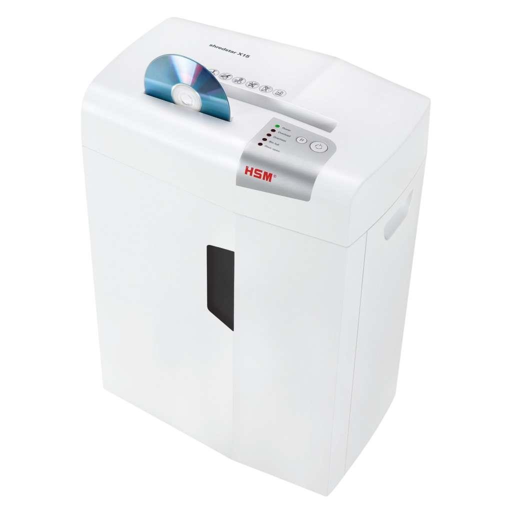 HSMHsm Shredstar X15 Evrak Imha Makinesi / Kağıt Kırpma Makinesi - CD Imha Makinesi - Çapraz/konfeti Kesim 4X37MM - 26LTME-Shredstar X15
