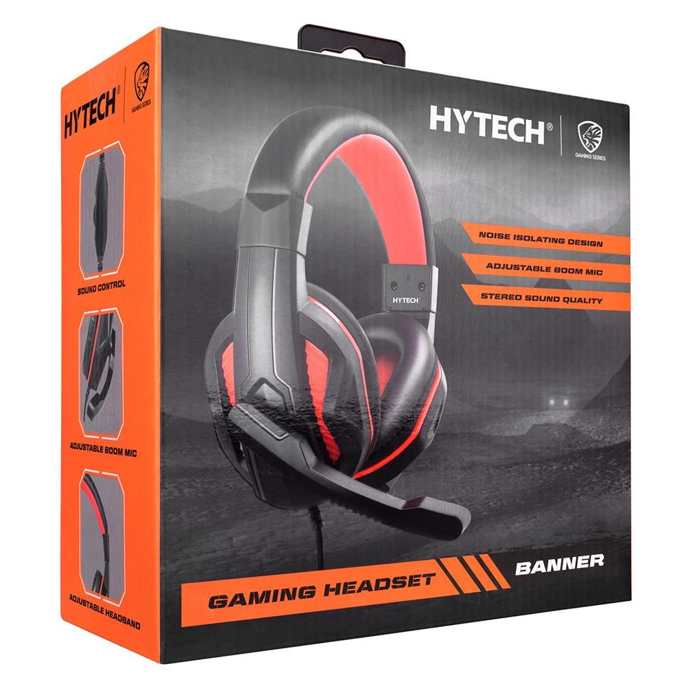 HYTECHHytech HY-G9 BANNER Siyah-kırmızı Gaming Oyuncu Mikrofonlu Kulaklık8680096104596