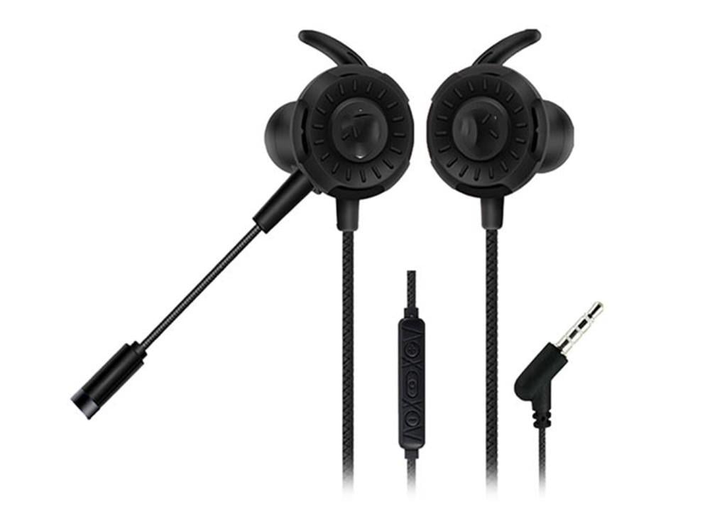 HYTECHHytech HY-GK1 3,5 Oyuncu Esnek Mikrofonlu Siyah Kulakiçi Kulaklık8680096107009