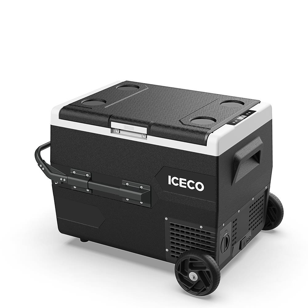 ICECOICECO K65S 12/24Volt 65Lt Akülü/Kablolu/ Kompresörlü Tekerlekli Outdoor Oto Buzdolabı/Dondurucu (Akü Dahil Değildir)K65S