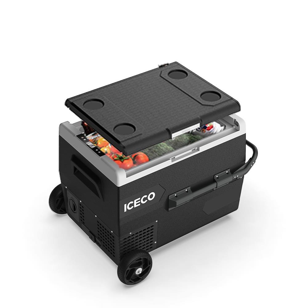 ICECOICECO K65S 12/24Volt 65Lt Akülü/Kablolu/ Kompresörlü Tekerlekli Outdoor Oto Buzdolabı/Dondurucu (Akü Dahil Değildir)K65S