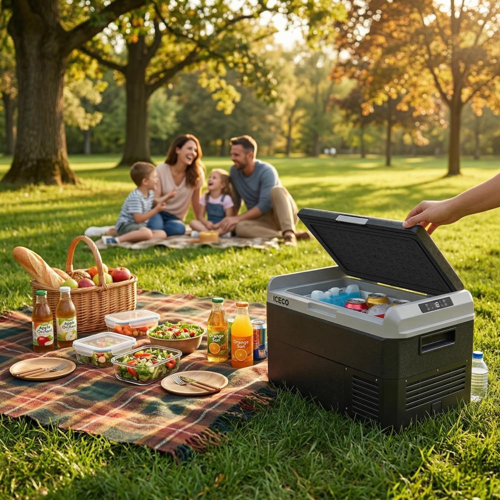 ICECOICECO MCD40D 12/24Volt 40 Litre Kompresörlü Outdoor Oto BuzdolabıMCD40D