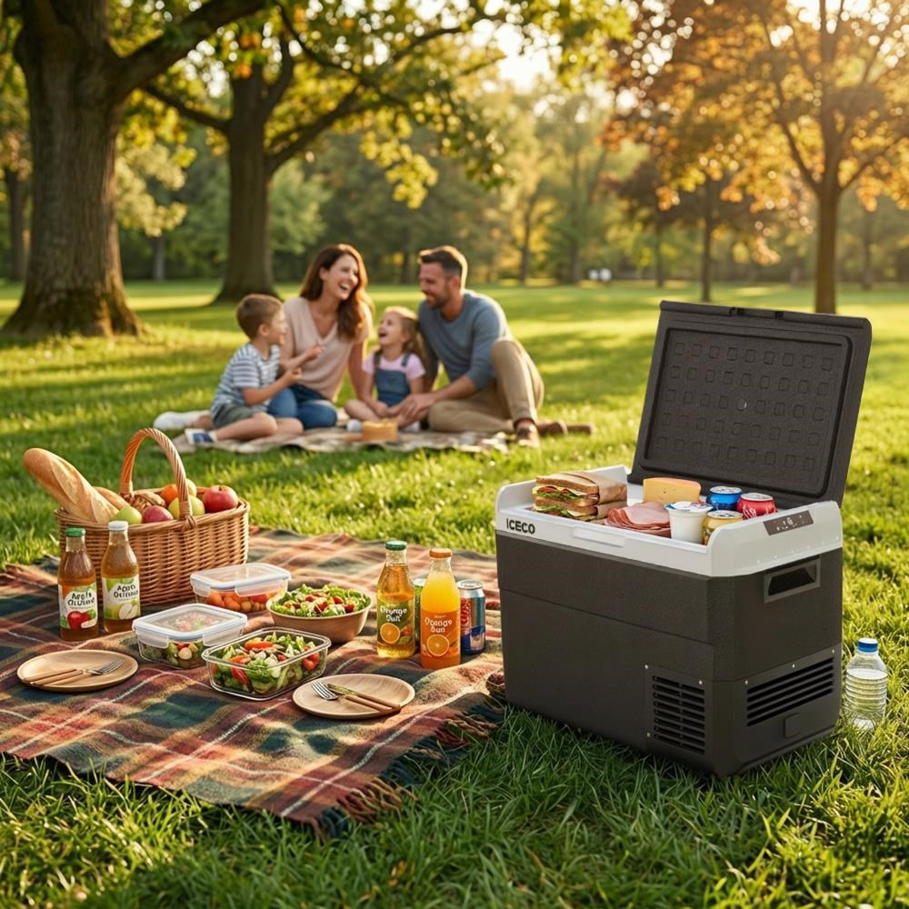 ICECOICECO MCD50D 12/24Volt 50 Litre Kompresörlü Outdoor Oto BuzdolabıMCD50D