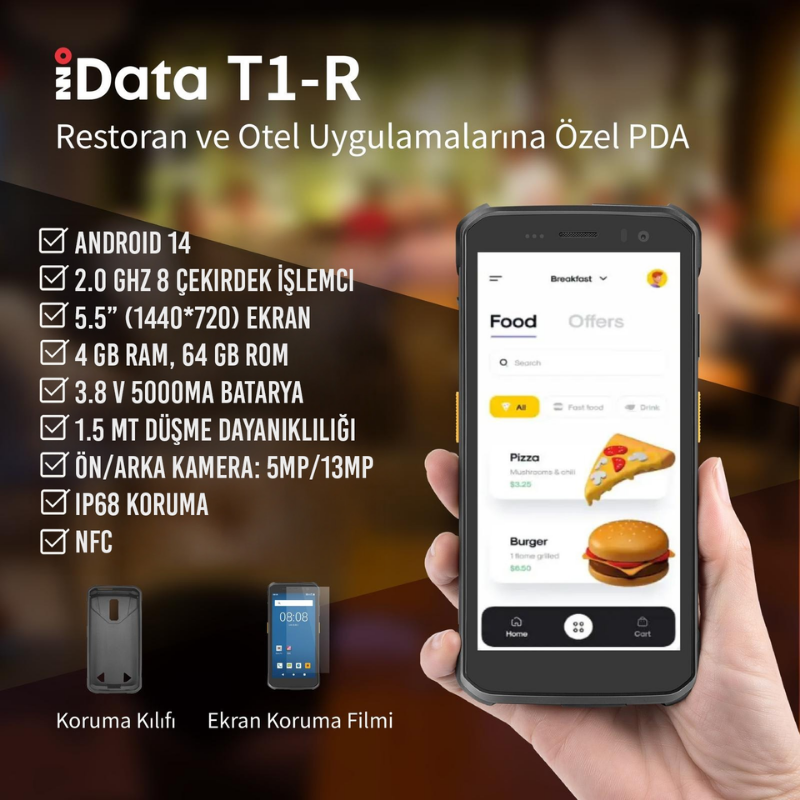 IDATAIDATA EL TERMİNAL ANDROID 5.5