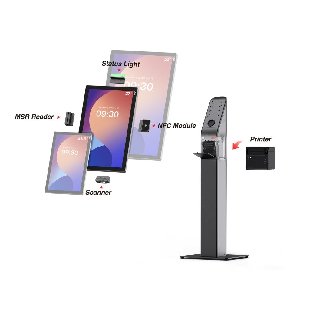 IMINİMİN CRANE 1 Android POS Kiosk Pos TerminalCRANE 1