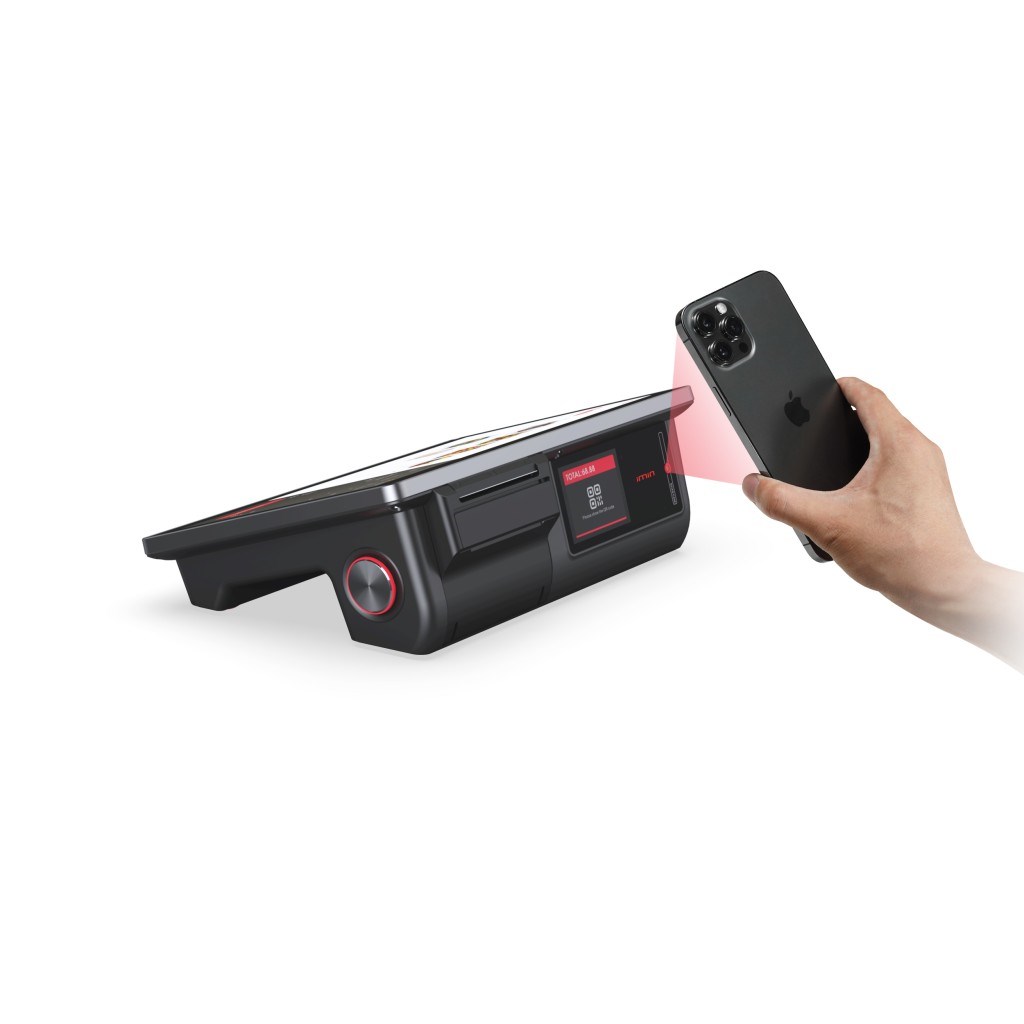 IMINIMIN D1 - Android POS Terminali 10.1'' CORE 1.8GHz/2GB+16GB/NFC+2.4''MÜŞTERİ EKRANI/58mm PrinterIMIN-D1-POS