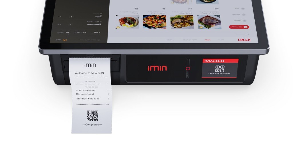IMINIMIN D1 PRO 13.3''/AND 11/CORE 1.8GHz/4GB+16GB/NFC+2.4''MÜŞTERİ EKRANI/58mm Printer100.452.117