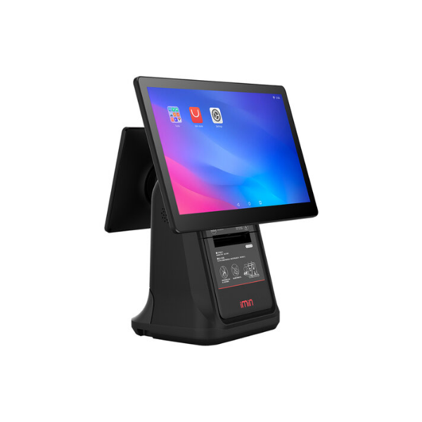 IMINIMIN D4-504 15.6''FHD/ANDROID 11/4-Core/2.0GHz/2GB+16GB/Speaker+10.1''Müşteri Ekranı/80mm PrinterD4-504