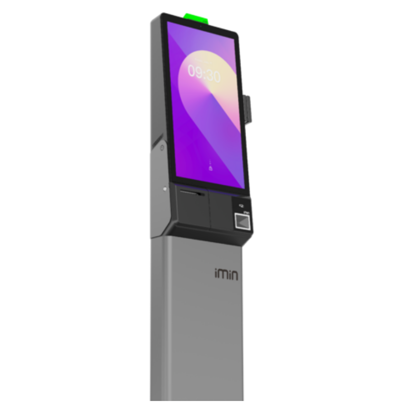 IMINImın Heron 1 Android 15 8 Çekirdekli 2.0 GHz 23.8″ WiFi 6 BT NFC 80 MM Yazıcı Tek Kamera Standart Tarayıcı GMS Siyah 4GB+64GBHERON 1