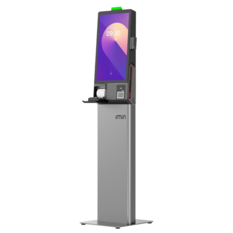 IMINImın Heron 1 Android 15 8 Çekirdekli 2.0 GHz 23.8″ WiFi 6 BT NFC 80 MM Yazıcı Tek Kamera Standart Tarayıcı GMS Siyah 4GB+64GBHERON 1