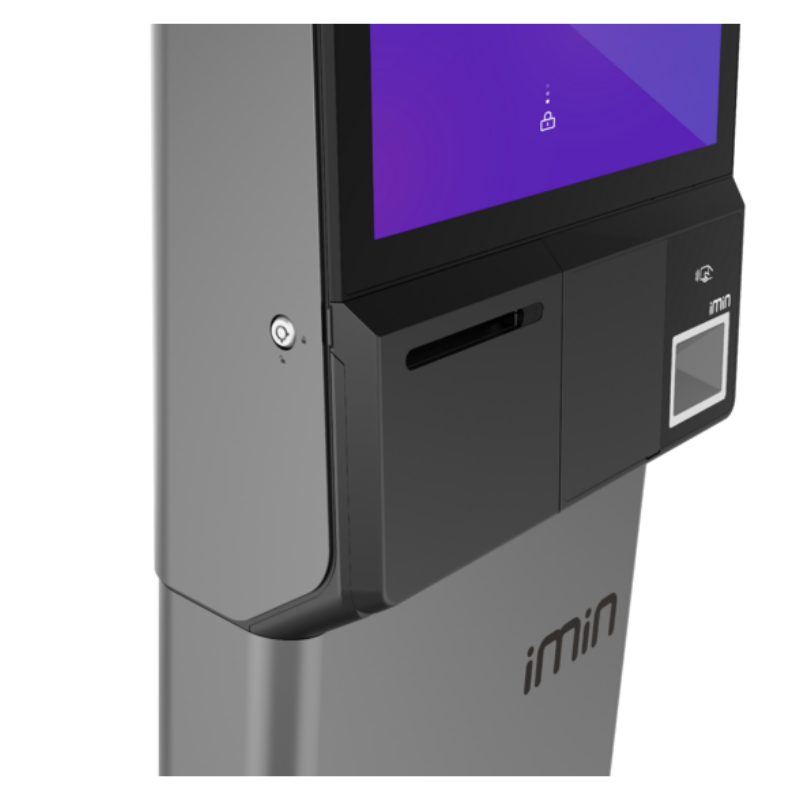 IMINImın Heron 1 Android 15 8 Çekirdekli 2.0 GHz 23.8″ WiFi 6 BT NFC 80 MM Yazıcı Tek Kamera Standart Tarayıcı GMS Siyah 4GB+64GBHERON 1