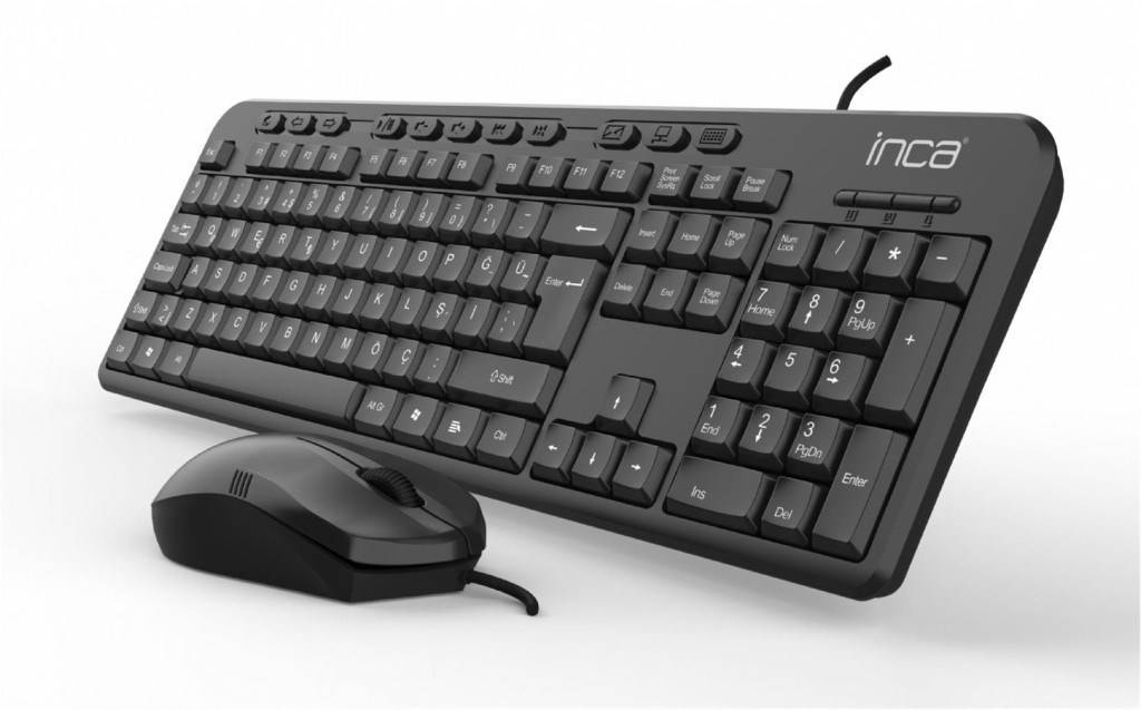 INCAInca Imk-375t Wired Multimedia Q Klavye&Mouse Set 1000Dpı (Kablo Uzunluğu 1,45mt)8681949011481