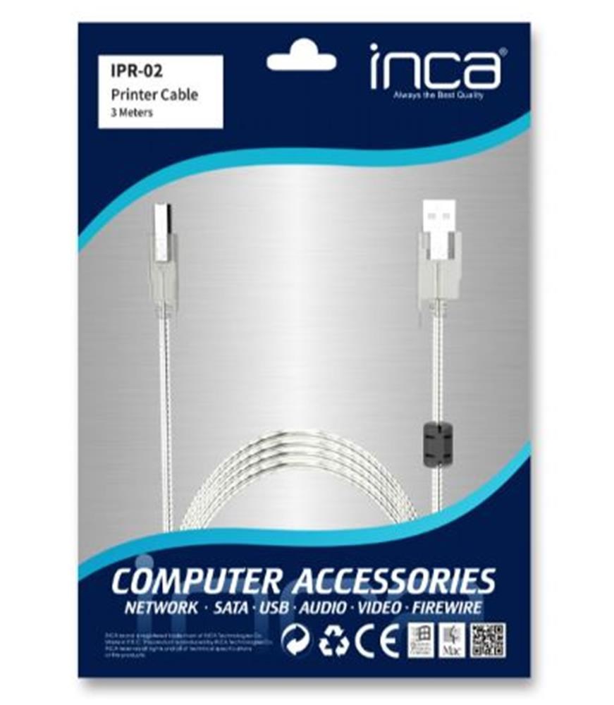 INCAInca IPR-02 3mt Usb Yazıcı Kablosu8697980455290