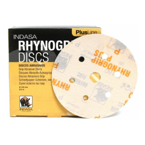 IndasaIndasa Rhynogrıp Plus Dısc 150Mm Hookıt Disk Zımpara 6 Delik P500 50 AdetI700500