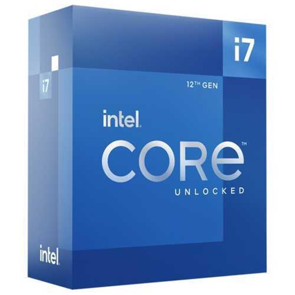 INTELIntel Alder Lake Core i7 12700K 3.6Ghz 1700P 25Mb Box (Fansız) (125W) 12.Nesil Kutulu Box İşlemci5032037233989