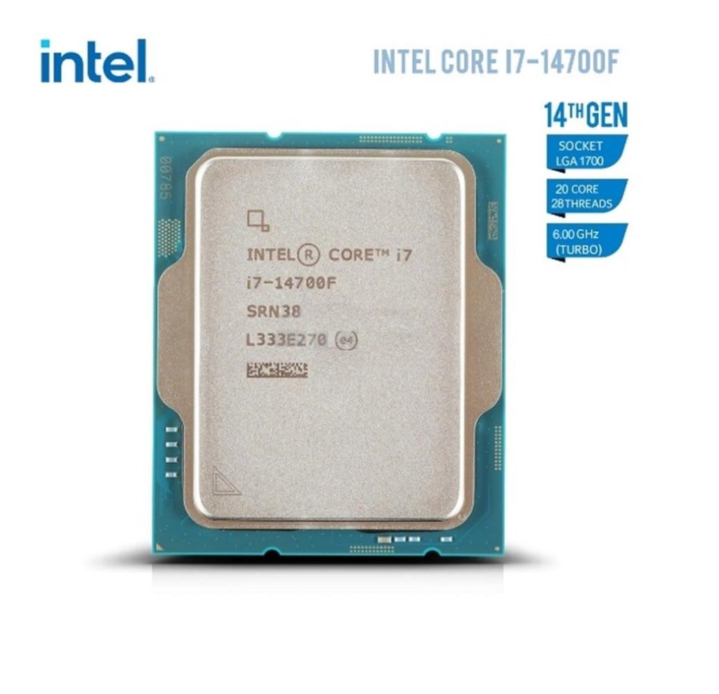 INTELIntel Core i7 14700F TRAY 2.1GHz 20 Çekirdek 33MB L3 Önbellek Soket 1700 Kutusuz İşlemci8695253141130