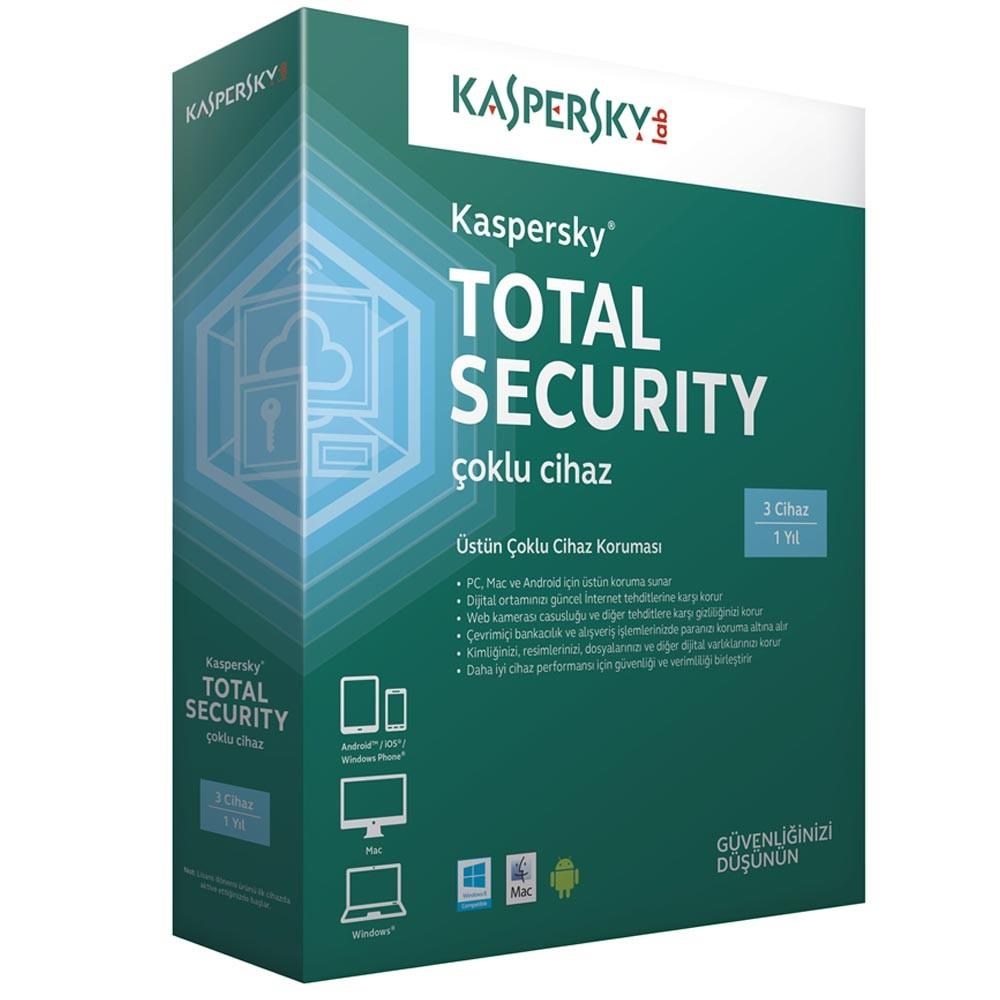 KASPERSKYKaspersky Total Security 5 Kullanıcı 1 Yıl Premium5056244917210