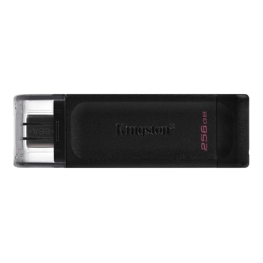 KINGSTONKingston DT70 256GB USB-C 3.2 Gen 1 Type-C Flash Bellek740617331233