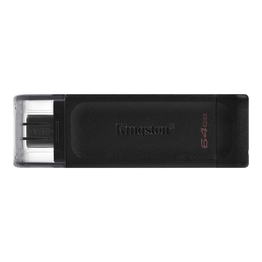 KINGSTONKingston DT70 64GB USB-C 3.2 Gen 1 Type-C Flash Bellek740617305302