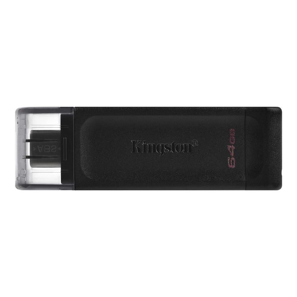 KINGSTONKingston DT70 64GB USB-C 3.2 Gen 1 Type-C Flash Bellek740617305302