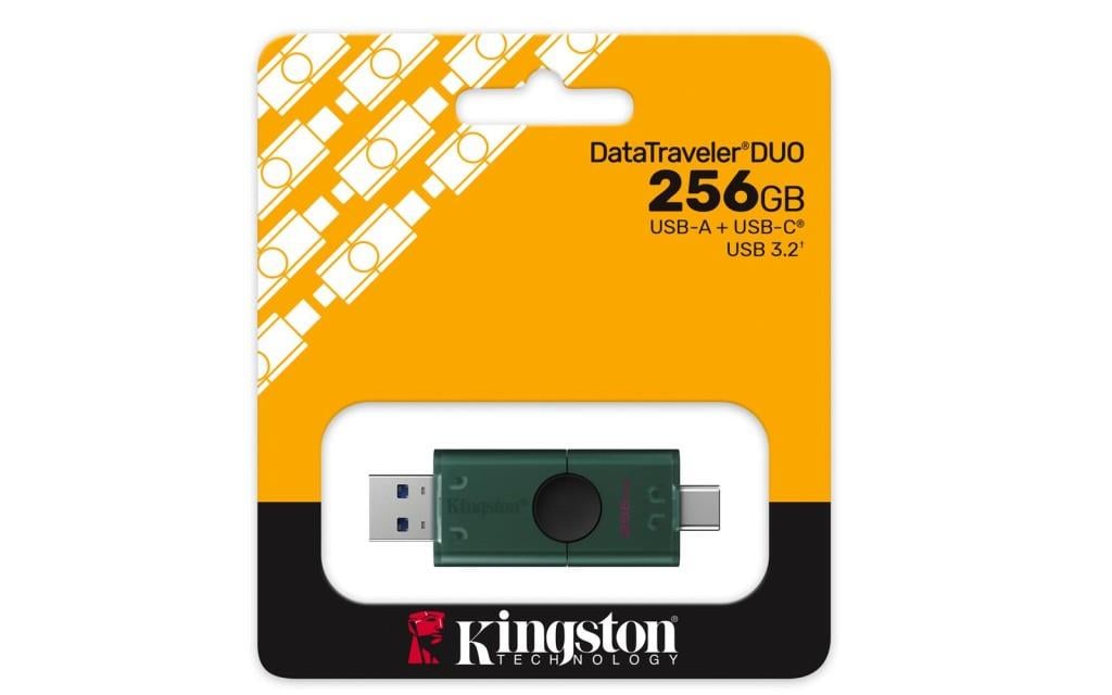 KINGSTONKingston DTDEG2-256GB 256GB USB-A + USB-C 3.2 Gen 1 DataTraveler DuoG2 Flash Bellek740617351804