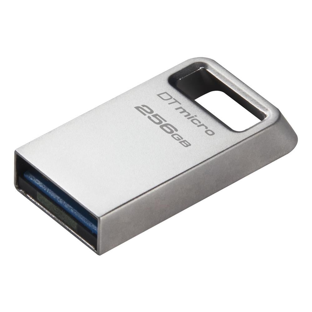KINGSTONKingston DTMC3G2-256GB DataTraveler Micro 200MB-s Metal USB 3.2 Gen 1 Flash Bellek740617327984