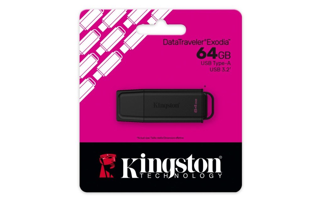 KINGSTONKingston DTXG2-64GB 64GB Portable USB 3.2 Gen 1 DataTraveler Exodia Black Flash Bellek740617353679
