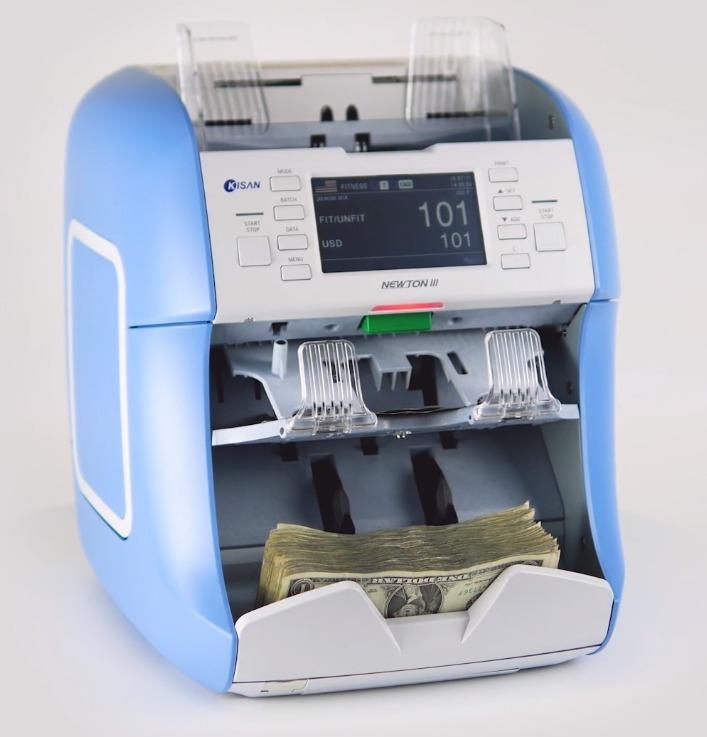 KisanKisan Newton 3-V Çift Cıslı Karışık Banknot Sayma Makinesi 20 Ülke Parası KİSAN-3