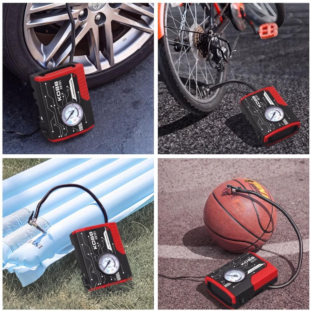 KOBBKOBB KB101 12Volt 100 PSI Analog Göstergeli Lastik Şişirme Hava PompasıKB101
