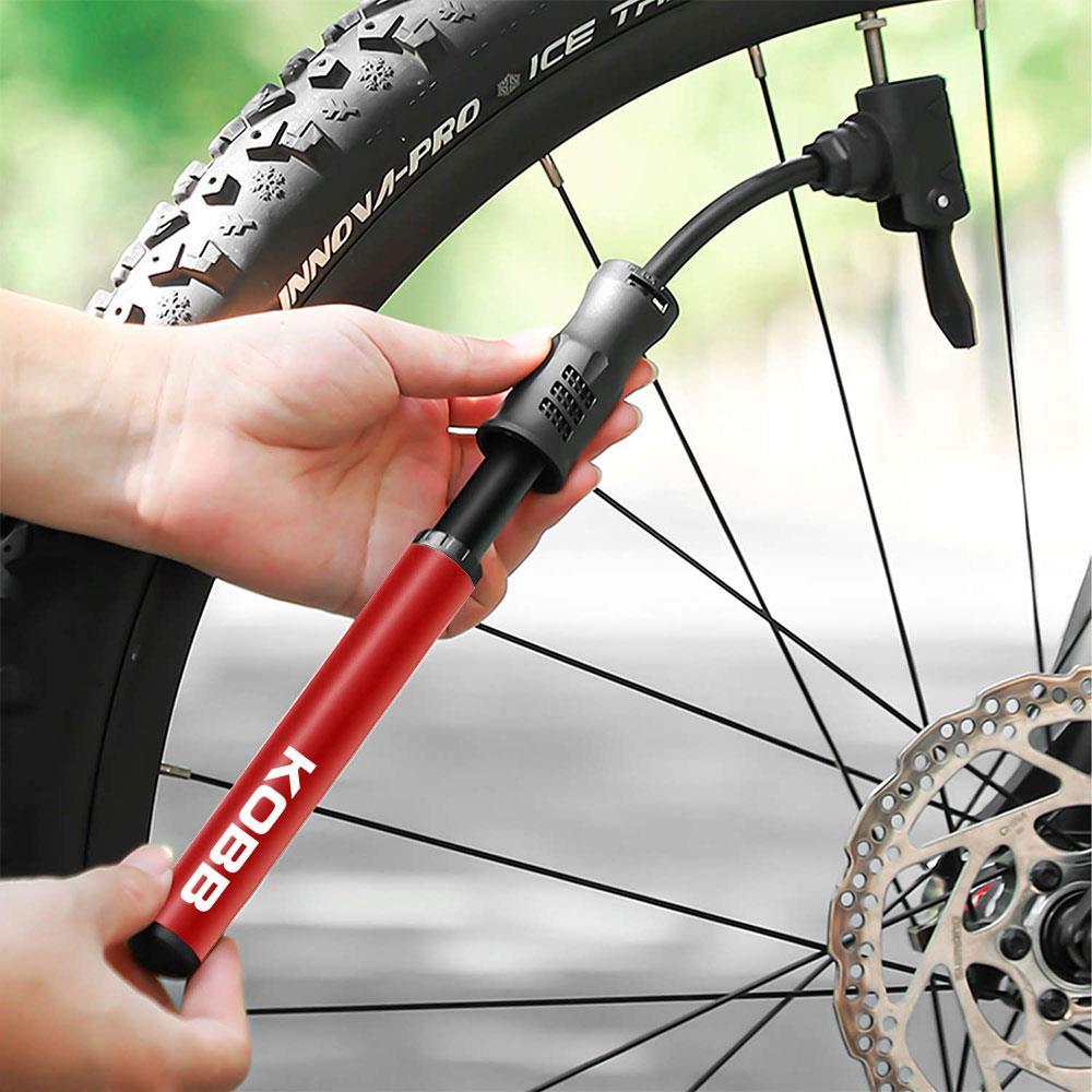 KOBBKOBB KB2203 87 PSI Bisiklet Lastik Şişirme Taşınabilir Mini El Pompası + Bisiklet Montaj AparatıKB2203