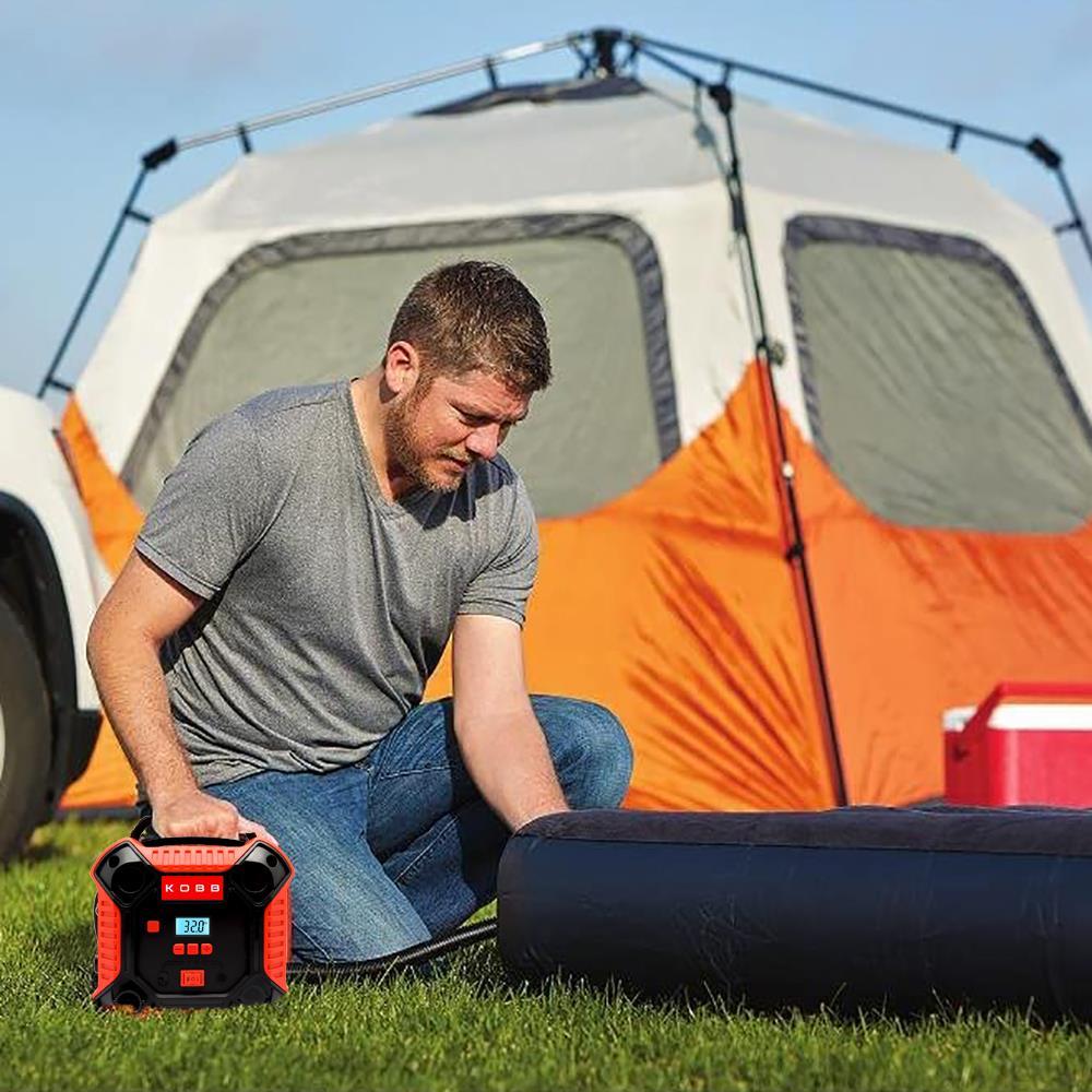 KOBBKOBB KB250 12Volt 160 PSI Dijital Basınç Göstergeli Lastik & Yatak Şişirme PompasıKB250