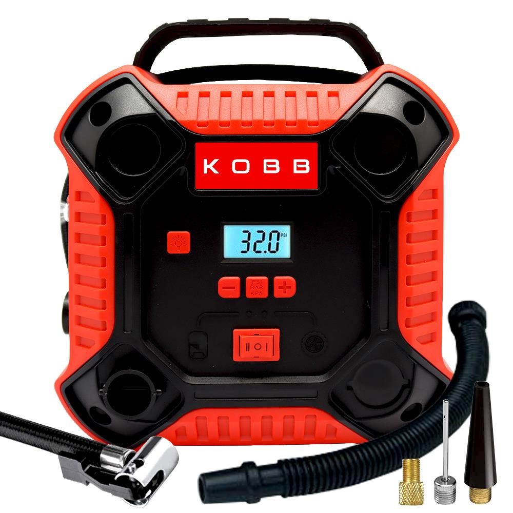 KOBBKOBB KB250 12Volt 160 PSI Dijital Basınç Göstergeli Lastik & Yatak Şişirme PompasıKB250