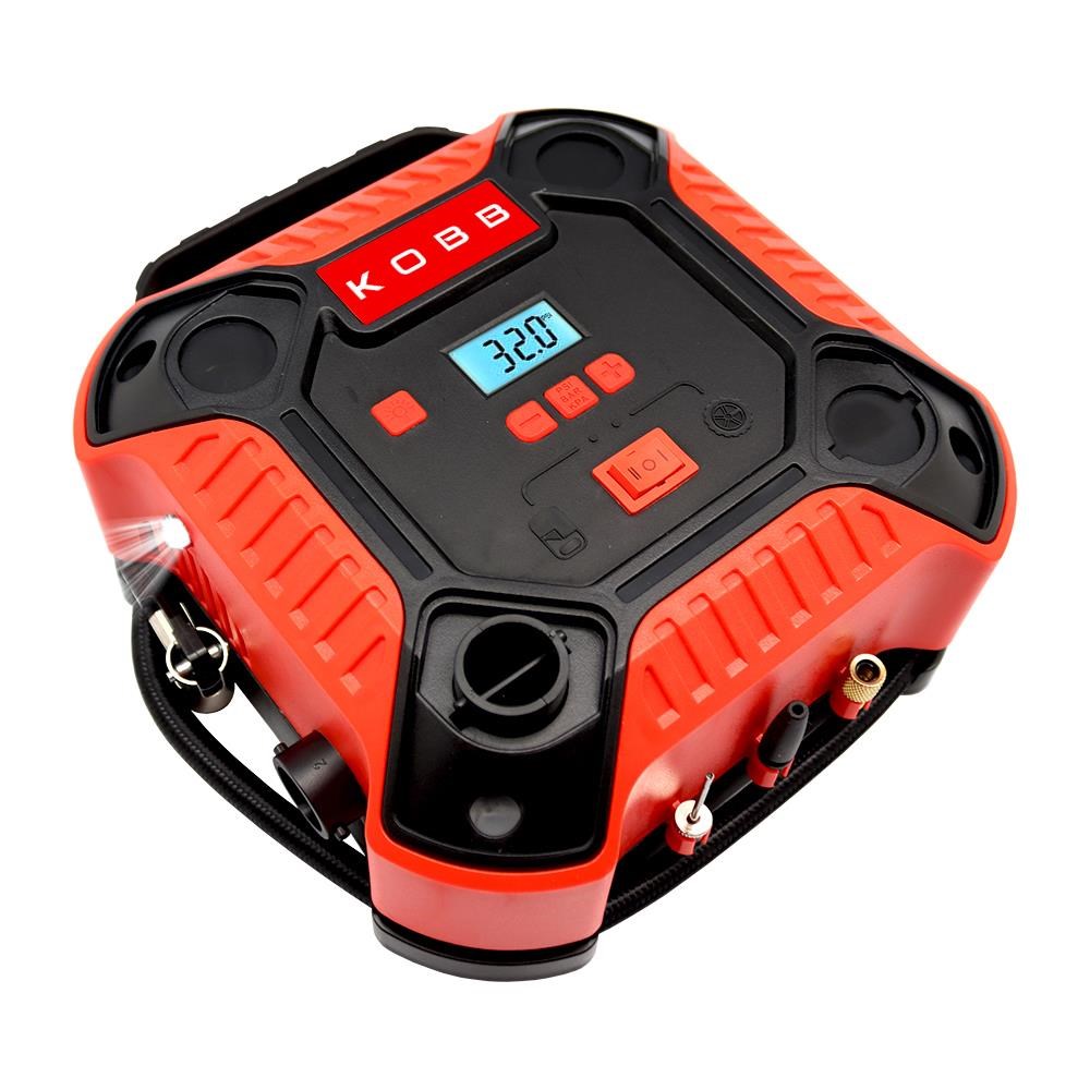 KOBBKOBB KB250 12Volt 160 PSI Dijital Basınç Göstergeli Lastik & Yatak Şişirme PompasıKB250
