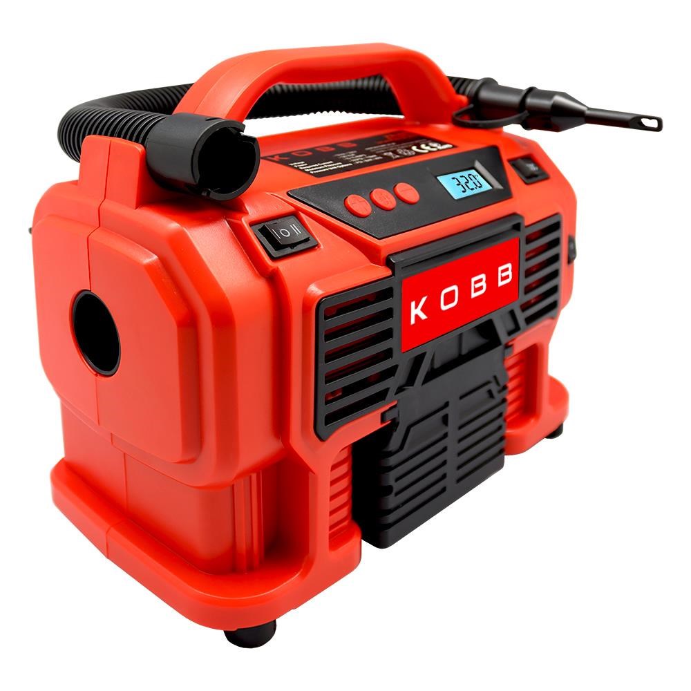 KOBBKOBB KB300 12Volt/220Volt 160 PSI Dijital Basınç Göstergeli Lastik & Yatak Şişirme PompasıKB300