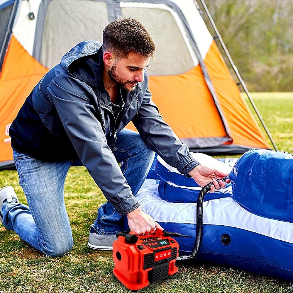 KOBBKOBB KB300 12Volt/220Volt 160 PSI Dijital Basınç Göstergeli Lastik & Yatak Şişirme PompasıKB300