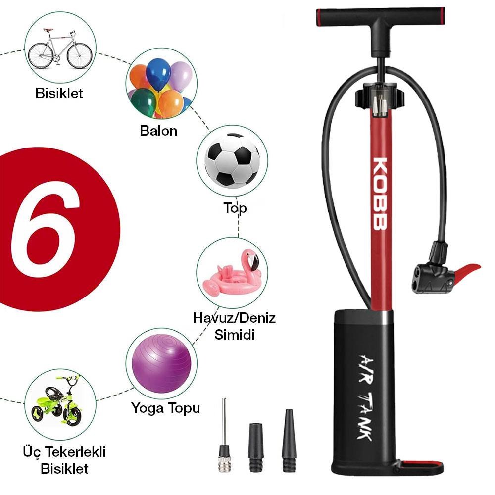 KOBBKOBB KB3256D 87 PSI Dijital Basınç Göstergeli Taşınabilir El PompasıKB3256D